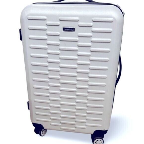 TRAVELERS CLUB Shannon Spinner Expan. Luggage ”suitcase silver gray 24 - Picture 11 of 11